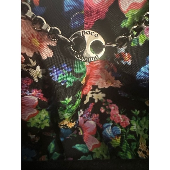 PACO RABANNE Floral Ditsy Print Blazer Shoulder Pads - French Sz 36 - US Sz 4 - Picture 3 of 7